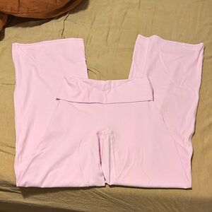 SOFTMOTION™ FOLD OVER STRAIGHT LEG PANTS WITH WHITE LOGO